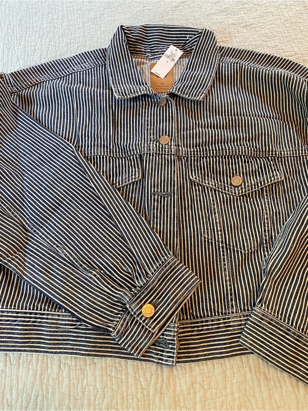 GAP NWT Cropped Icon Jacket Sz XL
